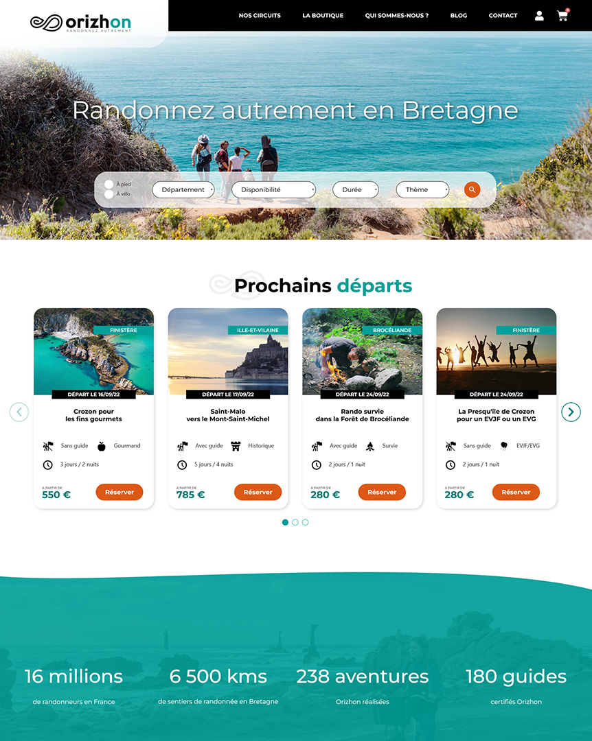 Projet de site Internet - Orizhon