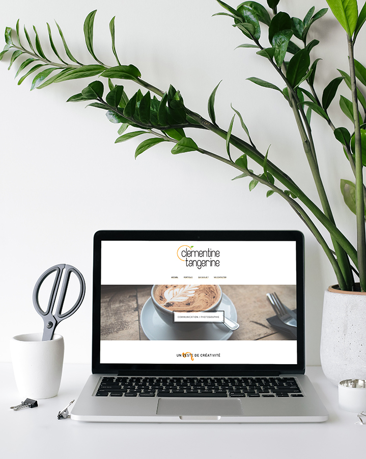Création de site Internet Clementine Tangerine